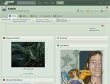 Tablet Screenshot of katolin.deviantart.com