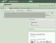 Tablet Screenshot of okayfaceplz.deviantart.com
