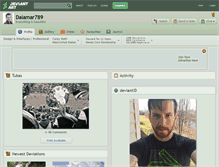Tablet Screenshot of dalamar789.deviantart.com