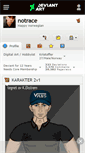 Mobile Screenshot of notrace.deviantart.com