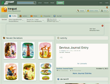 Tablet Screenshot of iravgust.deviantart.com