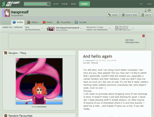 Tablet Screenshot of inexpressif.deviantart.com