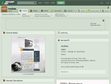 Tablet Screenshot of noobas.deviantart.com