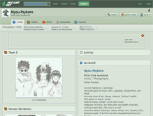 Tablet Screenshot of myou-psykoro.deviantart.com