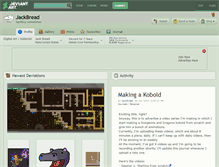 Tablet Screenshot of jackbread.deviantart.com