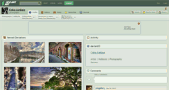Desktop Screenshot of cokejunkee.deviantart.com