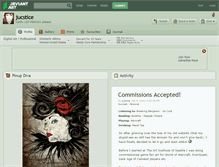 Tablet Screenshot of jucstice.deviantart.com