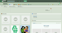Desktop Screenshot of docarrol.deviantart.com