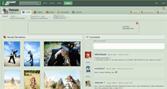 Desktop Screenshot of hazuza.deviantart.com