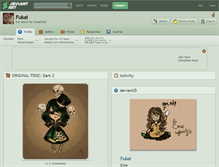 Tablet Screenshot of fukai.deviantart.com