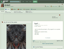 Tablet Screenshot of drnda42.deviantart.com