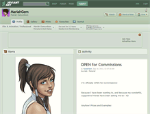 Tablet Screenshot of mariahgem.deviantart.com