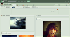 Desktop Screenshot of light-hiruma.deviantart.com