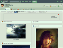 Tablet Screenshot of light-hiruma.deviantart.com