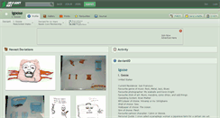 Desktop Screenshot of igoose.deviantart.com