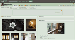 Desktop Screenshot of magicmufinelf.deviantart.com