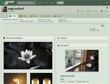 Tablet Screenshot of magicmufinelf.deviantart.com