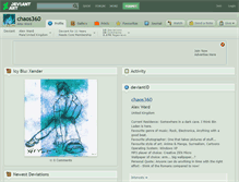 Tablet Screenshot of chaos360.deviantart.com