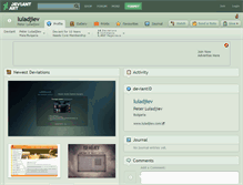 Tablet Screenshot of luladjiev.deviantart.com