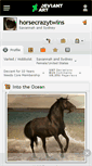 Mobile Screenshot of horsecrazytwins.deviantart.com