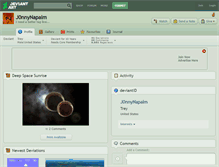 Tablet Screenshot of j0nnynapalm.deviantart.com