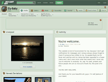 Tablet Screenshot of ely-baby.deviantart.com