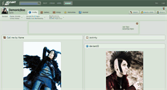 Desktop Screenshot of demonicboo.deviantart.com