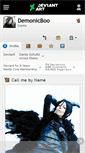 Mobile Screenshot of demonicboo.deviantart.com