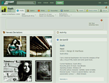 Tablet Screenshot of itseh.deviantart.com