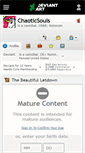 Mobile Screenshot of chaoticsouls.deviantart.com