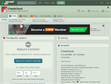 Tablet Screenshot of chaoticsouls.deviantart.com