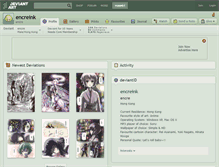 Tablet Screenshot of encreink.deviantart.com