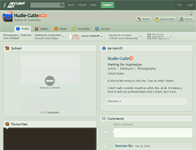 Tablet Screenshot of nudie-cutie.deviantart.com