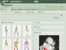 Tablet Screenshot of havlickova.deviantart.com