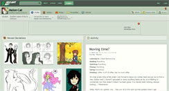 Desktop Screenshot of melon-cat.deviantart.com