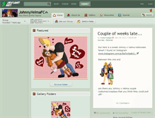 Tablet Screenshot of johnnyvelmafc.deviantart.com