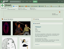 Tablet Screenshot of fallsapart.deviantart.com