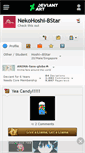 Mobile Screenshot of nekohoshi-bstar.deviantart.com