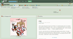 Desktop Screenshot of dyexileart.deviantart.com