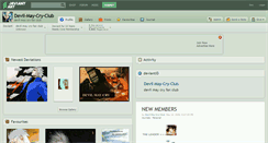 Desktop Screenshot of devil-may-cry-club.deviantart.com