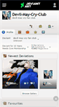 Mobile Screenshot of devil-may-cry-club.deviantart.com