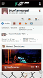 Mobile Screenshot of blueflameangel.deviantart.com