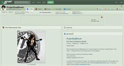 Desktop Screenshot of projectdualpower.deviantart.com