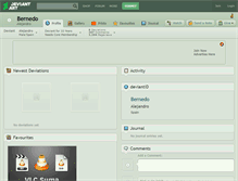 Tablet Screenshot of bernedo.deviantart.com
