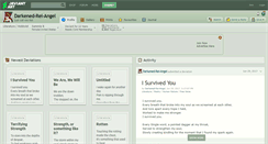 Desktop Screenshot of darkened-rei-angel.deviantart.com