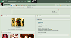 Desktop Screenshot of butterflym.deviantart.com