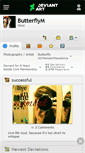 Mobile Screenshot of butterflym.deviantart.com