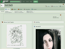 Tablet Screenshot of gumi-nacht.deviantart.com