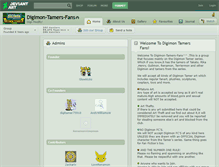 Tablet Screenshot of digimon-tamers-fans.deviantart.com