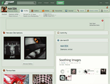 Tablet Screenshot of nayzek.deviantart.com